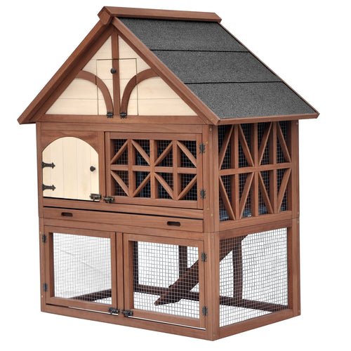 Country Cottage Rabbit Hutch