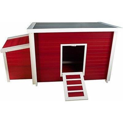 The Chicken Coop Barn in Red